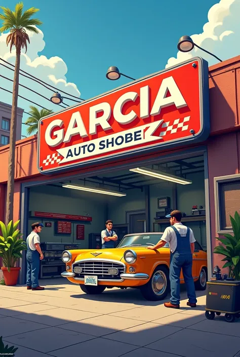 Garcia auto shop active theme banne