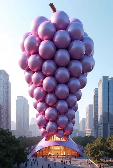 Grape shape building
