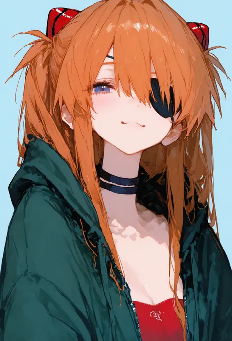 最  high quality,  Masterpiece,   748cm style  ,        cute poster、8k wallpaper、 Masterpiece、最  high quality    、  high quality      、  high detail、、           absurd,   latest,               1 female、  Soryu Asuka Langley 、  orange hair、  blue eyes、  eye ...