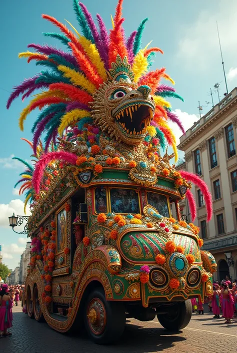 Make a Brazilian carnival carriage 