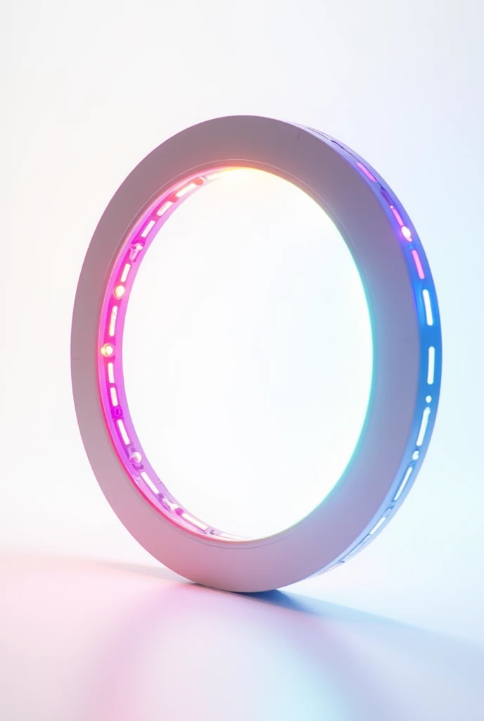 Make an RGB ring light with a white background