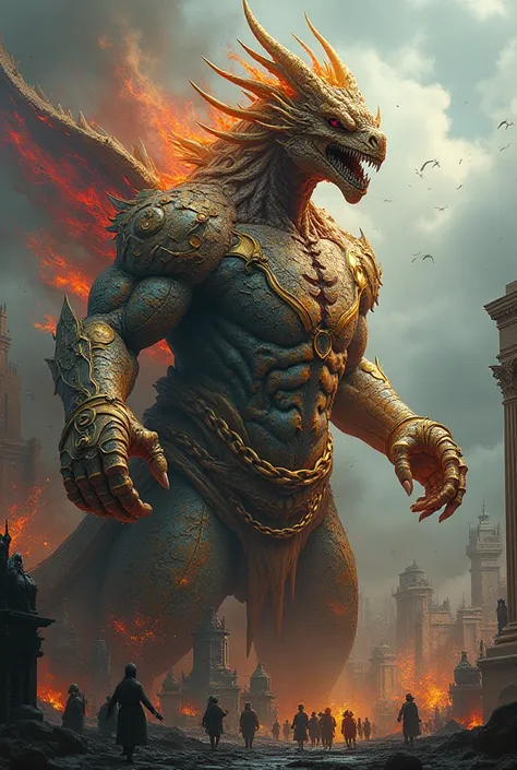 Hyper realistic 16k resolution  real engine stye portrait image Monster Concept: The Sovereign Chimera

The Sovereign Chimera is a monstrous embodiment of Social Studies, a fusion of civilization, power, and the chaos of human history. Its half-body is an ...