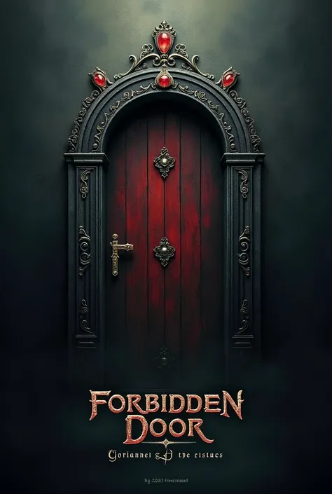  Create an image that features the channel logo  "Forbidden Door "  in a way highlighted in the center of the screen .  The logo must have a mysterious and intriguing design , possibly incorporating elements such as a half-open door shrouded in shadows or ...