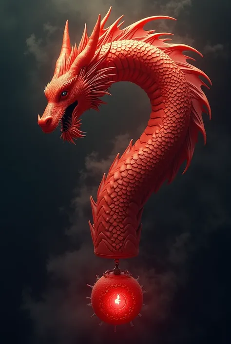 A Question Mark in the Shape of a Red Dragon