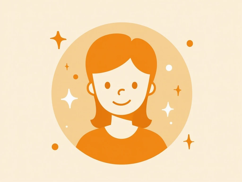 Profile image related to purchases and found in online stores, Shoppe style, With orange colors, simple