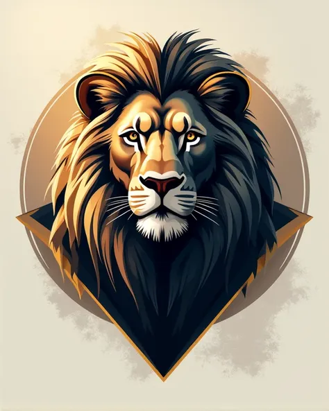 Make a lion logo, Modern and touches of luxury