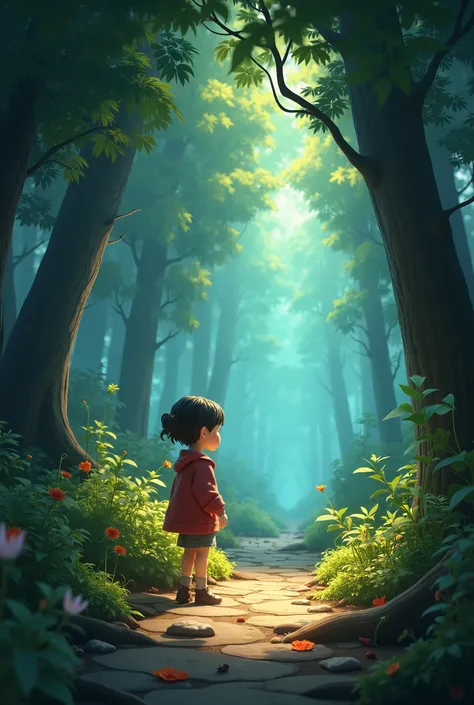  A  finds a mysterious map in their grandfather’s attic and sets off on a journey to an unknown forest, 3d animation --cref https://image.cdn2.seaart.me/2025-02-02/cufc25le878c73e98tsg-2/17f80be0bf710f7decde7dc8a2775774_high.webp --ar:9