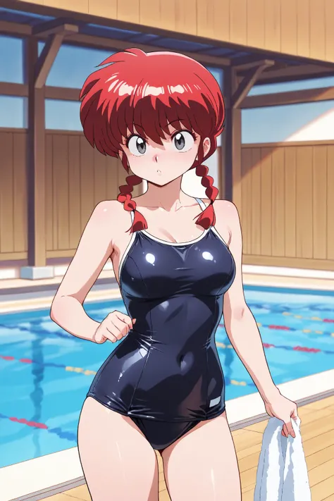 (masterpiece), (best quality), (8K), (good anatomy), (perfect anatomy), (nice hand), (perfect hand),Break 、, 

anime coloring, ranma-chan, ranma 1/2, very aesthetic, best quality, intricate,nsfw, 1 girl, red hair, grey eyes,  breasts, 1girl, cute, petite,
...