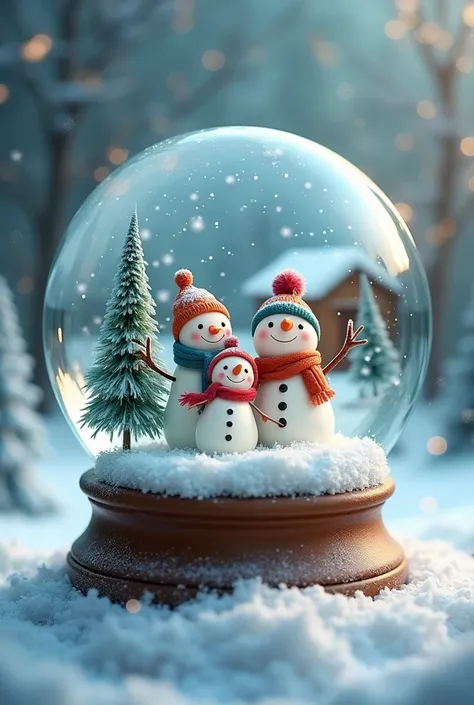 make it all in a snow globe!!!!