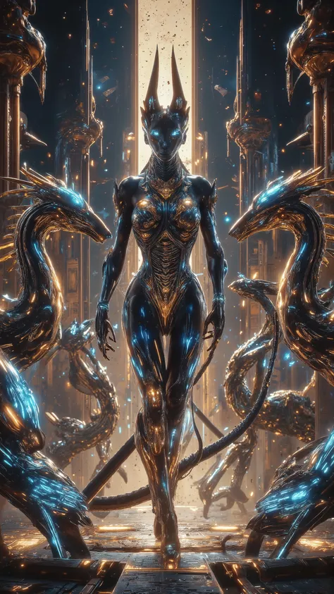 ancient Egyptian mythology Sphinx cat lady {x} design a super commercial blockbuster movie-grade promotional edition super beautiful giant poster designed by a gorgeous Hollywood master。( Using Real Physical Engines ,The ultimate use of screen space ,Usin...