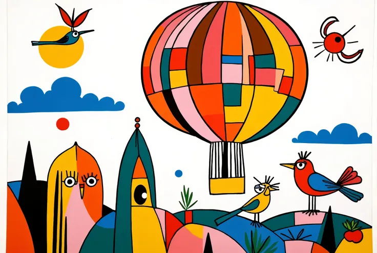 colorful colors(Red ,yellow,abstracts,Blue,orange, etc.) with contrasting colors that combine like a patchwork. Hot air balloons floating in Cappadocia . colorful patterns , The hot air balloon is designed with smooth lines and geometric shapes, giving it ...