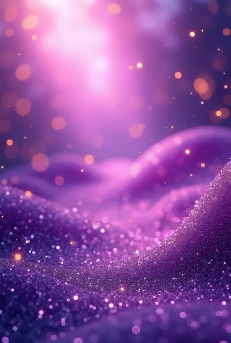 Create purple glitter background 