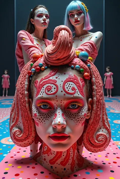 Ireal makeup inspired by the art of Yayoi Kusama 