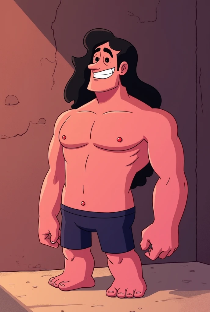 A picture with Steven Universe naked with a big penis 