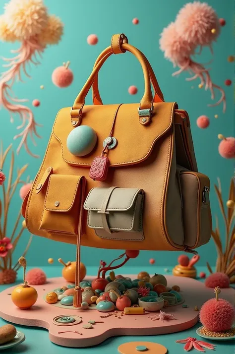 A bag inspired by the surreal era. Practical