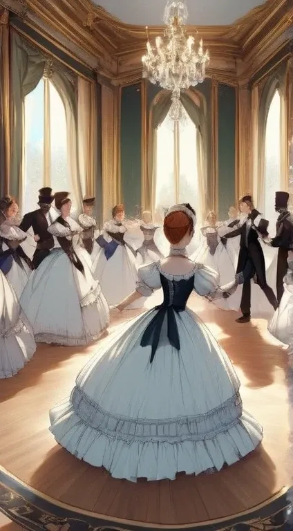 Victorian dance, Where the king dances with.The servant in front of everyone.