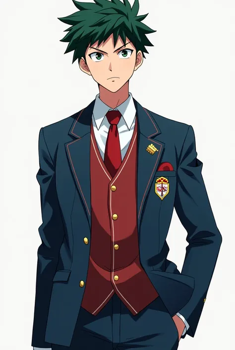 John Kent en uniforme de la U.A de my hero academia 