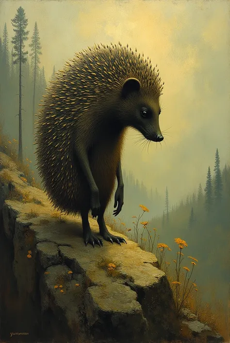 hedgehog in the fog in style 
 Yuri Norstein hedgehog in the fog in style
 Yuri Norstein 