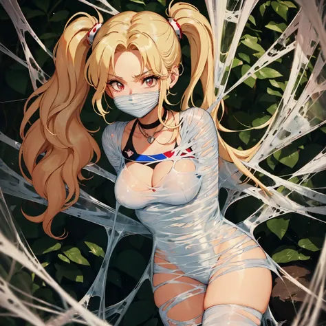 Harley Quinn with (long blonde hair in twintails with colorful highlights),(white skin), (anime) in bar, (choker necklace), (mischievous troublemaker), (sh44r) ,(bar setting). (best quality, 4k, highres, masterpiece:1.2), (ultra-detailed), (realistic, phot...