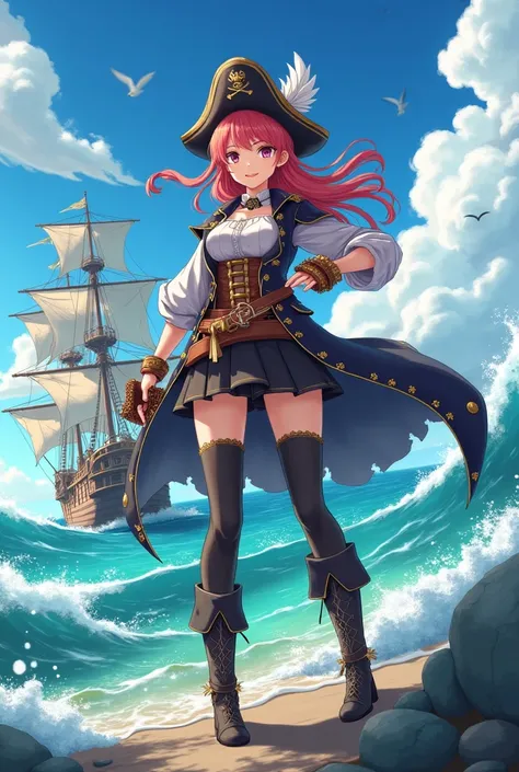 Anime pirate's girl