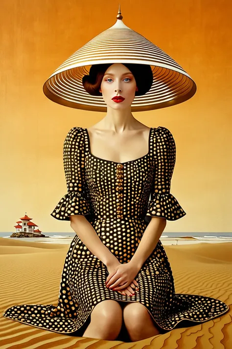 in the style of Andrey Remnev + Sofia Bonati + Angela Betta Casale. 
the sands of time...