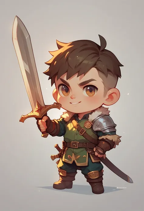 Chibi-e, boy, Adventurer,sword