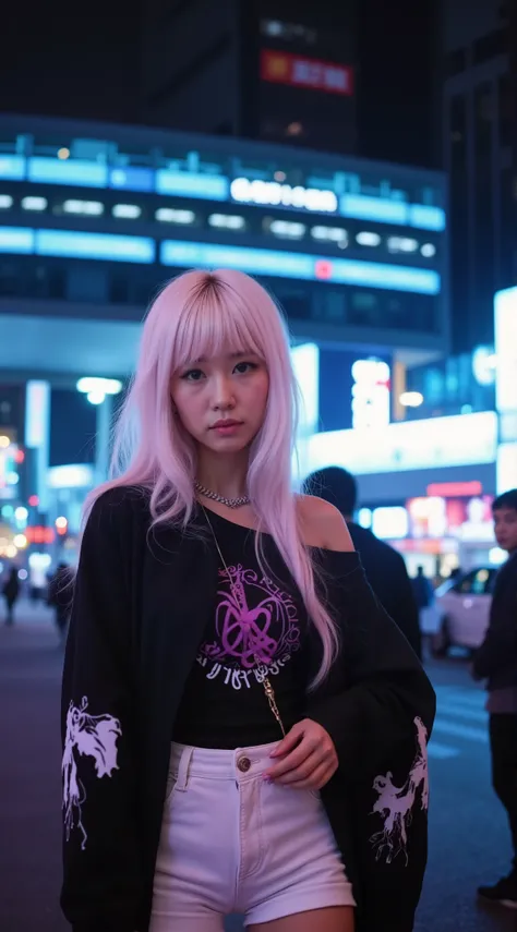 Masterpiece, high quality, high resolution, 8K, (solo:1.2), ((1girl)), Japanese woman, detailed face, detailed eyes, correct body structure, upper body, ((White hair:1.2)), very long hair, messy hair, slender body, seductive silhouette, luminous bones, dep...