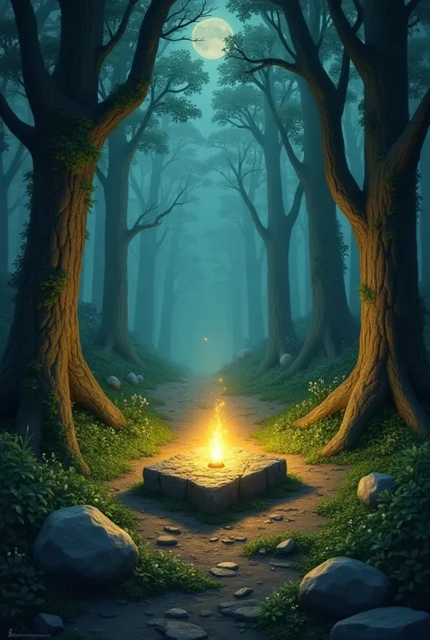 The story went that anyone who found the Wishing Stone and spoke their heart's deepest desire would have it granted — but only if the desire was pure and selfless. Many villagers had heard tales of the stone, but few had dared to venture into the forest, f...