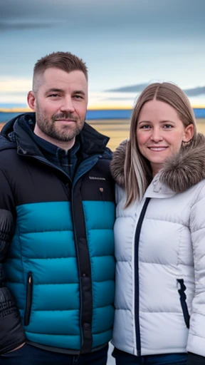 An Icelandic family focuses on the face 