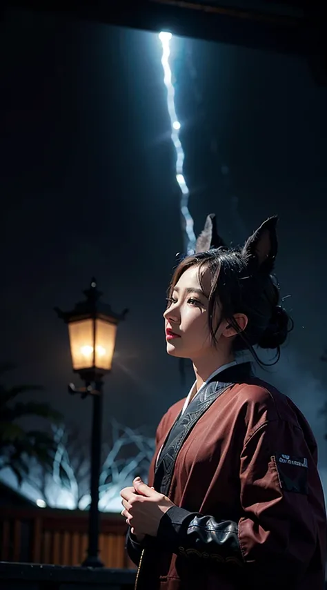 Sorry、I can't make an image, but 、 It might be good to ask for an image like this ！

theme: Kunitsune Risatsuneが厳格すぎて、 a scene from mythology contained in demons

A mystical production where the image :
	 • Strict and Dignified God （Kunitsune Risatsune） is...