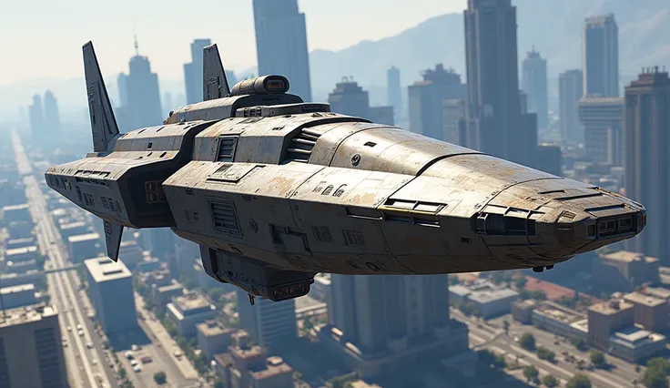 ship from the space engineers game in GTA 5