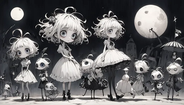    Tim Burton's Style、A person who can't do anything,