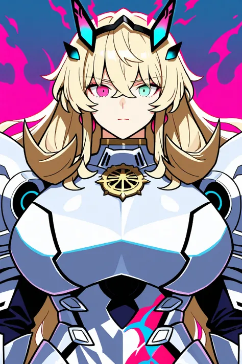 shocking pink, barghest (fate), bold clothes, armored dress, 