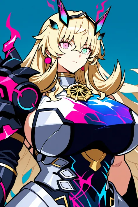 shocking pink, barghest (fate), bold clothes, armored dress, 