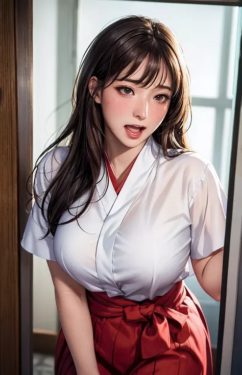 full body、female student   ,Red yukata、busty、 ahegao, full-face blush, rape face,embarrassed:1.4, cowboy shot、
((( Masterpiece))), ((  top quality)), (( 複雑な Details)), ((  super realistic realism )), ,  mature woman,   mature woman,   see through,    high ...