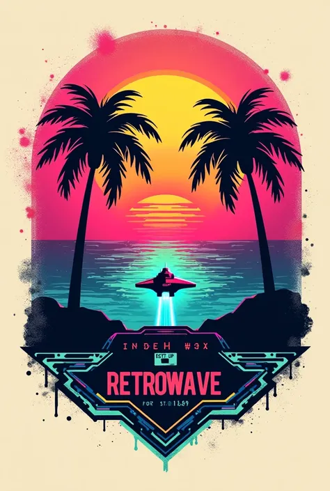 Retro T-Shirt Design: "Neon Nostalgia"

Front Design:
Concept: A vibrant, 80s-inspired sunset with palm trees, blending neon gradients and geometric shapes.

Graphic: A stylized, low-poly sunburst in neon pink, orange, and teal radiating from the center ch...