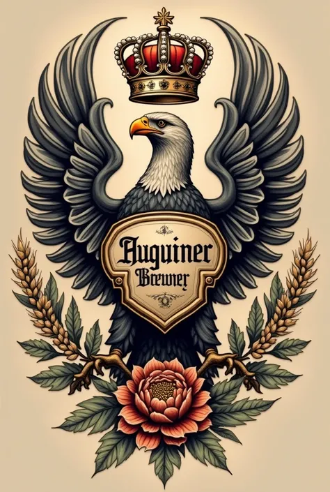 Tattoo image with Augustiner brewery