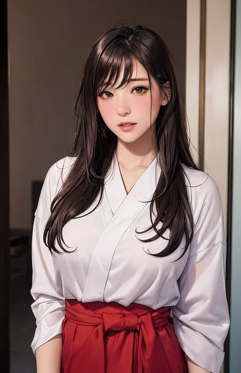 full body、female student   ,Red yukata、busty、 ahegao, full-face blush, rape face,embarrassed:1.4, cowboy shot、
((( Masterpiece))), ((  top quality)), (( 複雑な Details)), ((  super realistic realism )), ,  mature woman,   mature woman,   see through,    high ...