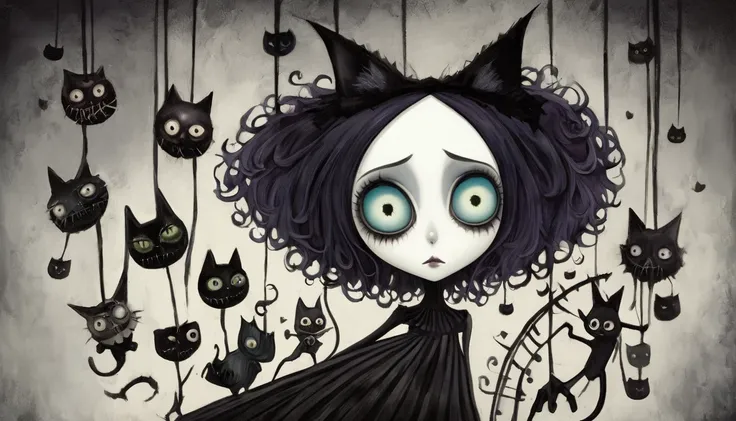     Tim Burton's Style、Black Cat、An interesting person