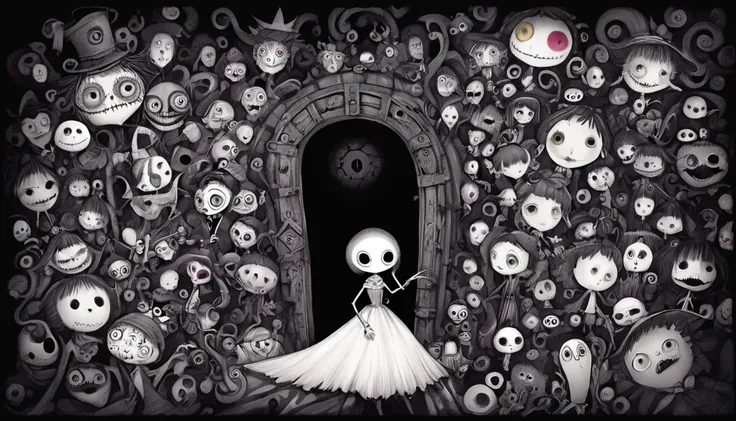     Tim Burton's Style、secret door、An interesting person