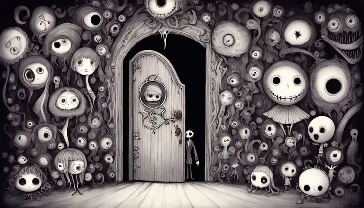     Tim Burton's Style、secret door、An interesting person