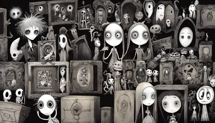     Tim Burton's Style、The Box of Mystery、The person who opens