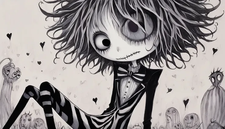     Tim Burton's Style、Heartbroken person