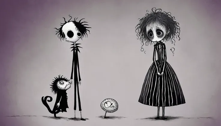     Tim Burton's Style、Heartbroken person