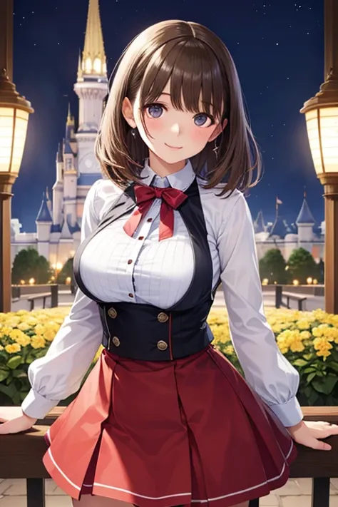 anegasaki nene, shiny chestnut hair, (brown pretty eyes, sparkling eyes, fine eyes), smiling face, super detailed eyes, highly detailed face, highly detailed eyes, (masterpiece:1.2, best quality), 1 girl, cowboy shot,, 




Only one female, /( Stylish Outf...