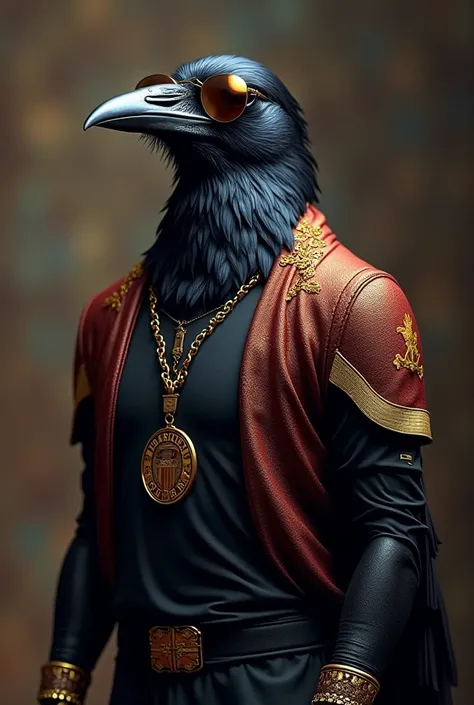 "Luxury" - A crow with sunglasses and a Luxury futsal uniform, symbolizing the passion and competitive spirit of the tournament.