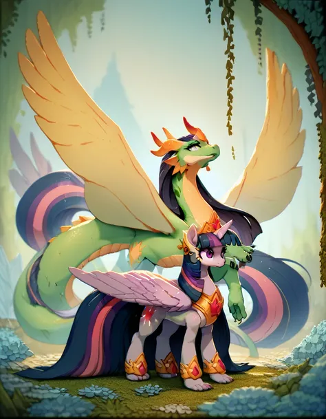 Full rein Dragon black princess twilight sparkle women huge wings and huge tail full body dragon.