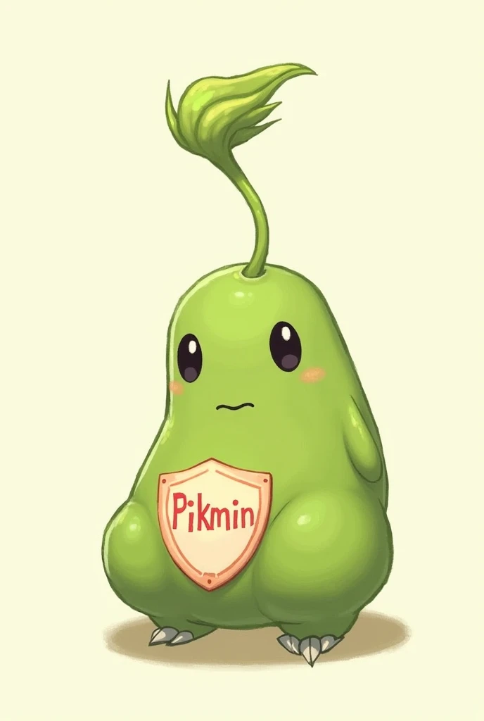 Shield badge on Pikmin with the name Pikmin