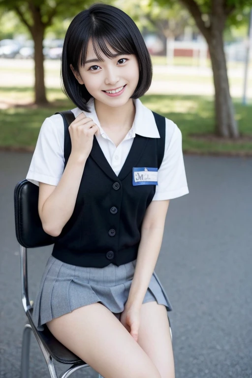  Masterpiece,   top quality,   high resolution, say,   short hair,  gym uniform ,   standing,    Outdoors ,  ((( Masterpiece))), (one beautiful japanese   girl  ,  classmates, Innocence，   is cute ) ，   Ultra-Fine,  exist,   very detailed , 8k,   top quali...