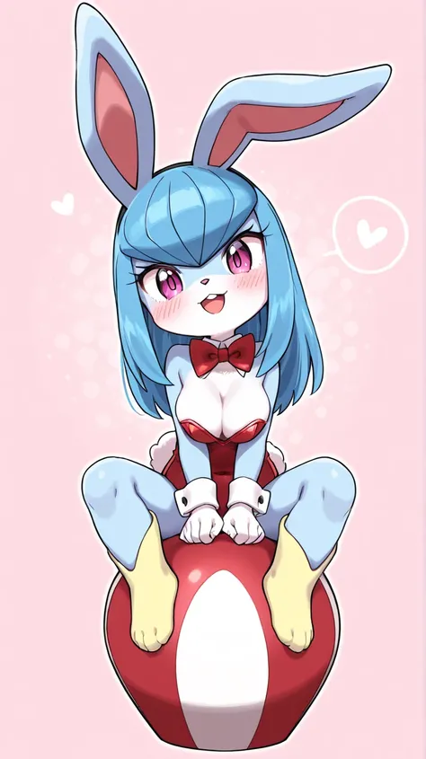 Female furry ager sara the Bunny pokemon anime style 